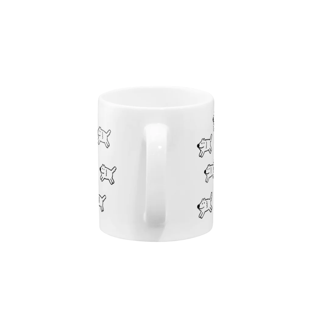 ウルフくんのウルフくん大集合 Mug :handle