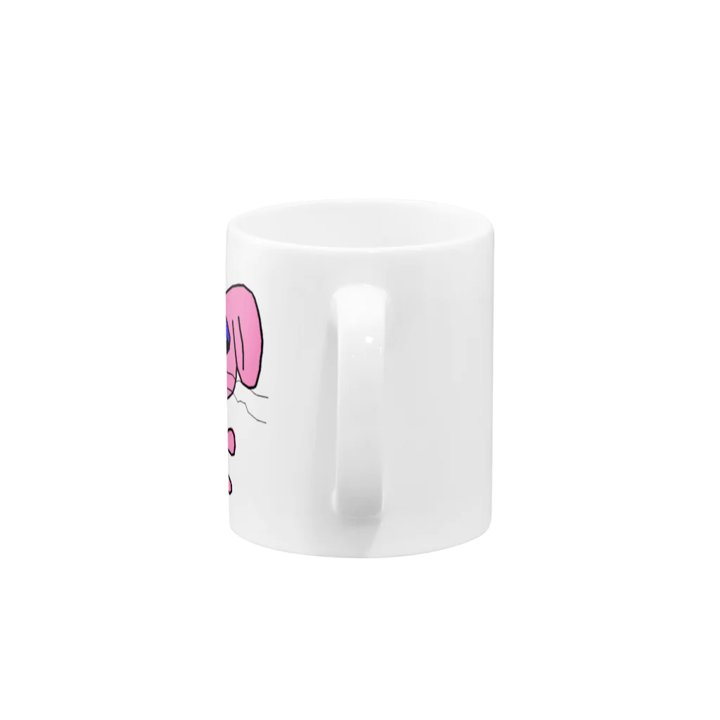 PontamansShopのらびっと Mug :handle