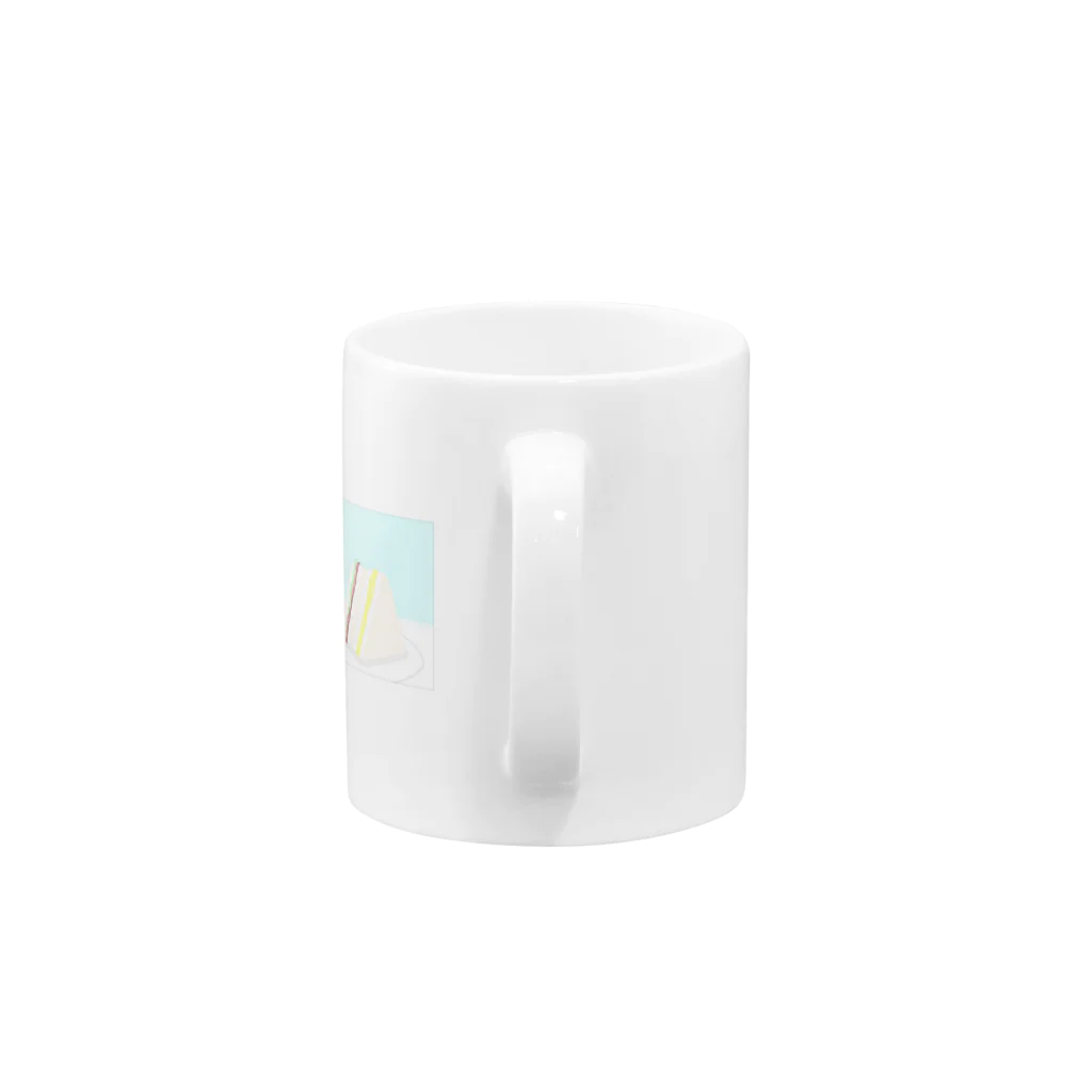 MIKURAのサンドイッチの日 Mug :handle