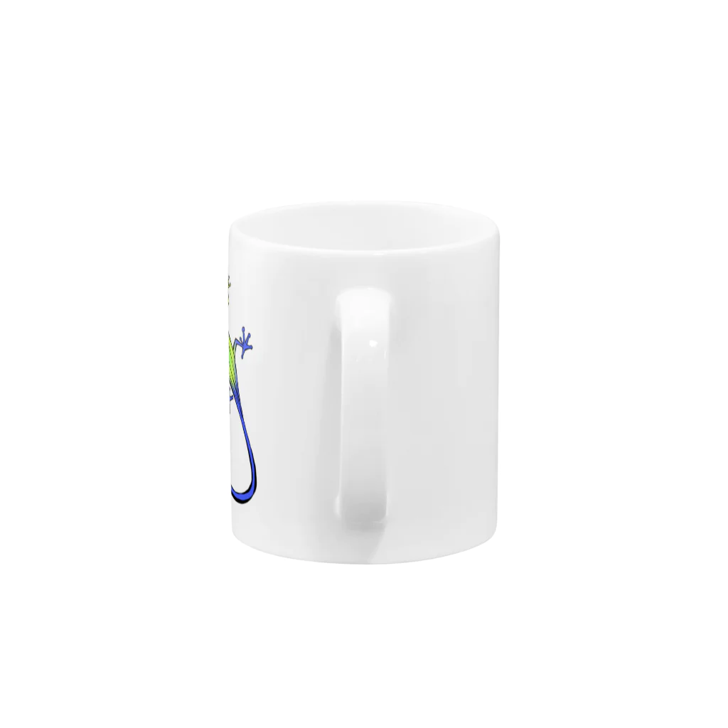 ぱくちのお店のトカゲくん Mug :handle