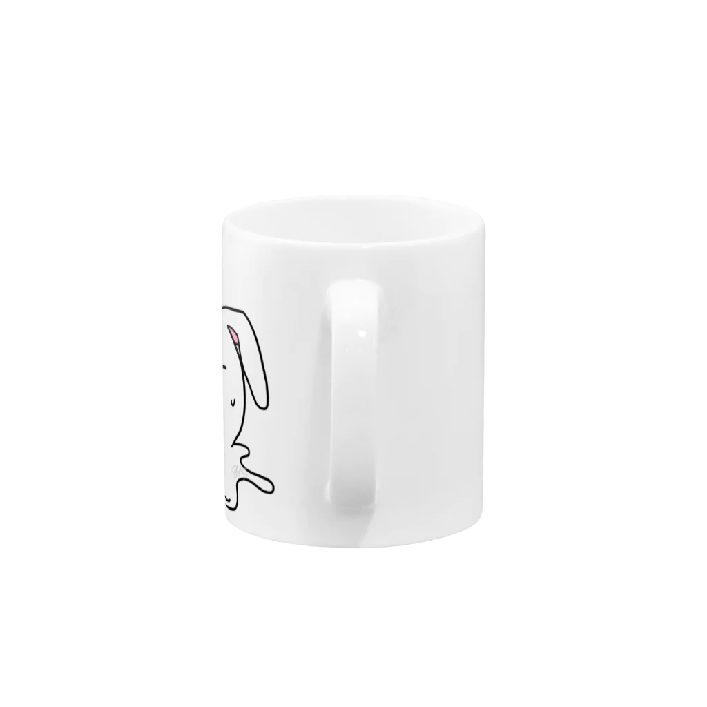 はちよんごのとけるしろうさ Mug :handle