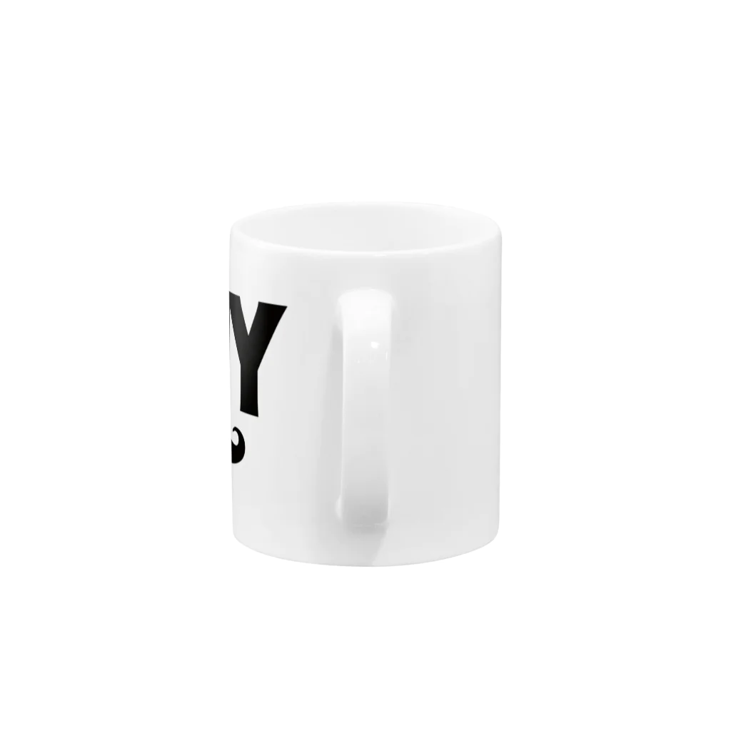 KMY.のBIGロゴ Mug :handle