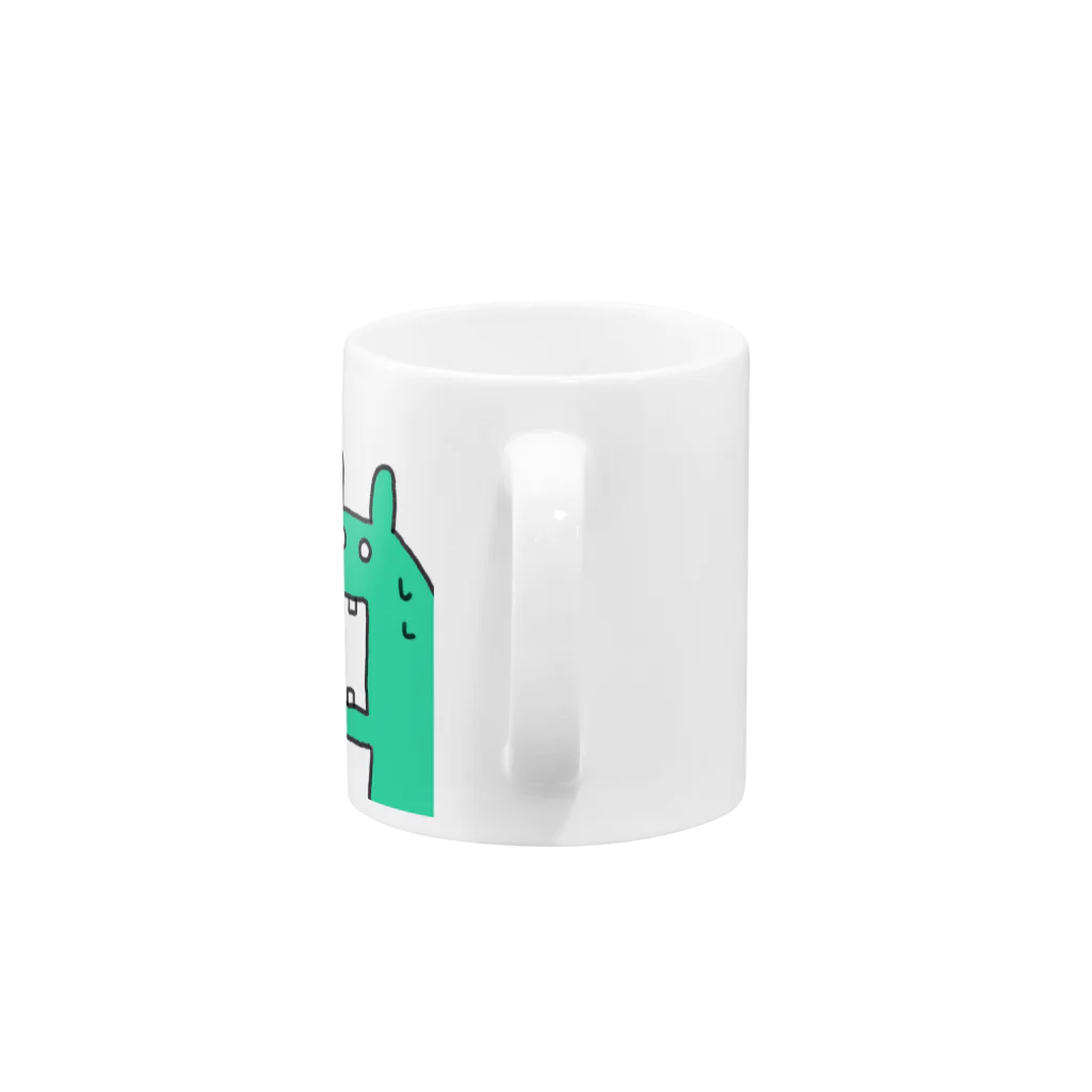 kizukashigeのあぜんとしたどらごん Mug :handle