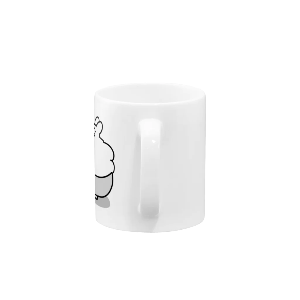 けちゃっぷごはんのお店のうさぎごはん Mug :handle