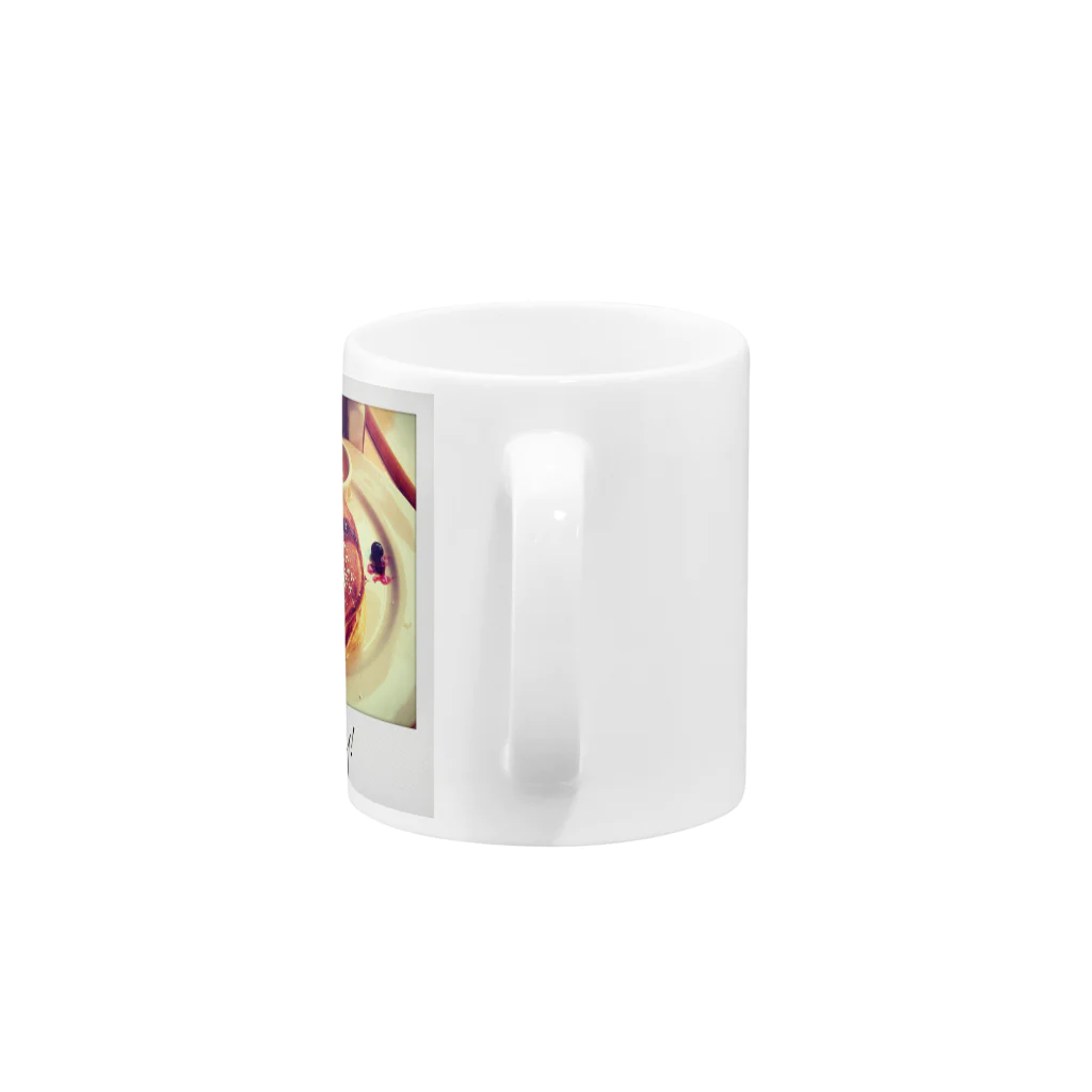 ym designのHappy pancake! Mug :handle