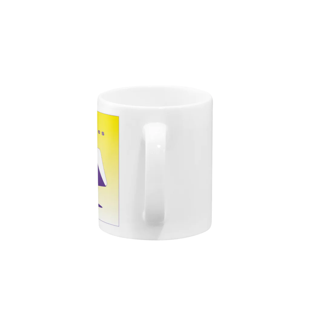 the alles  KONSUM PRODUKTのthe alles_Karte Mug :handle