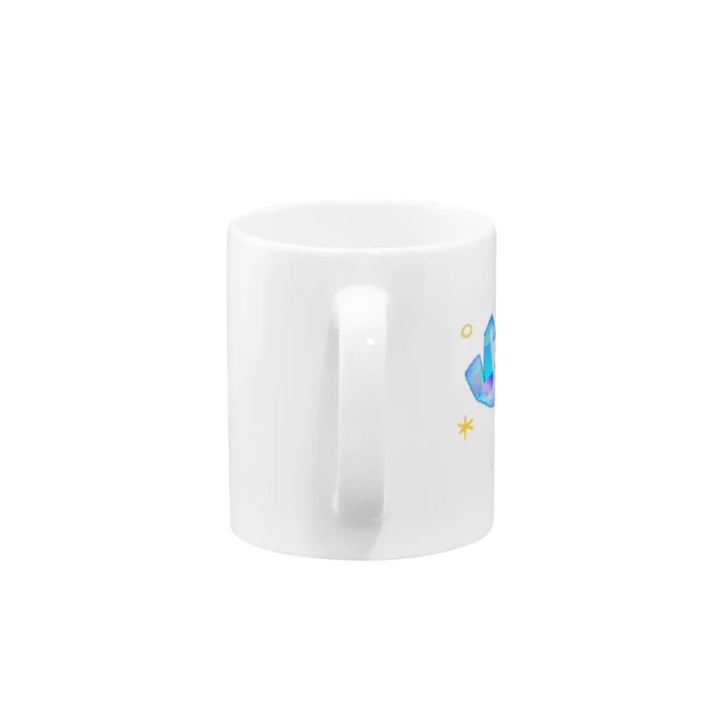 かめものづくり2号店のクレヨン魔法石 Mug :handle