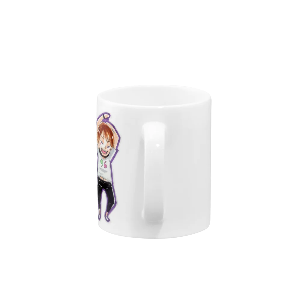 ななしのごんこのくろきゅんの日グッズ Mug :handle