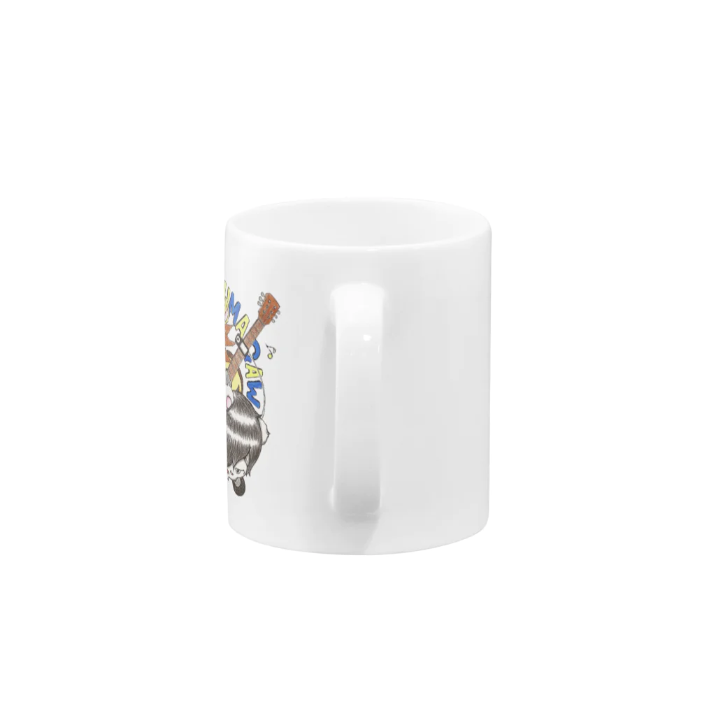 くまがわ提丞限定グッズショップのくまがわ提丞キャラクターグッズ Mug :handle