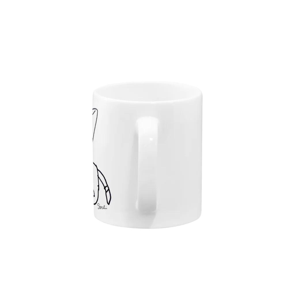 さっちょこのスナネッコ Ａ Mug :handle