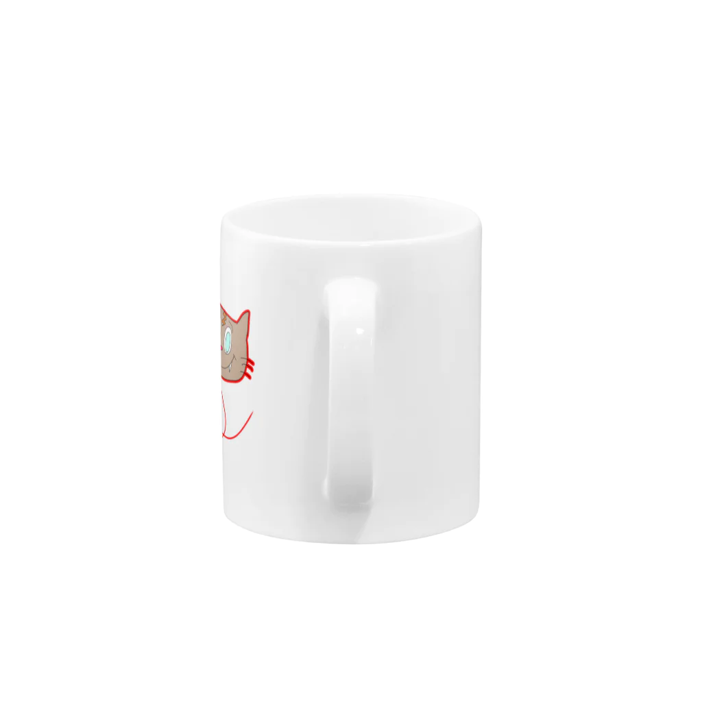 Shop LilyのLiar Catのマグカップ Mug :handle