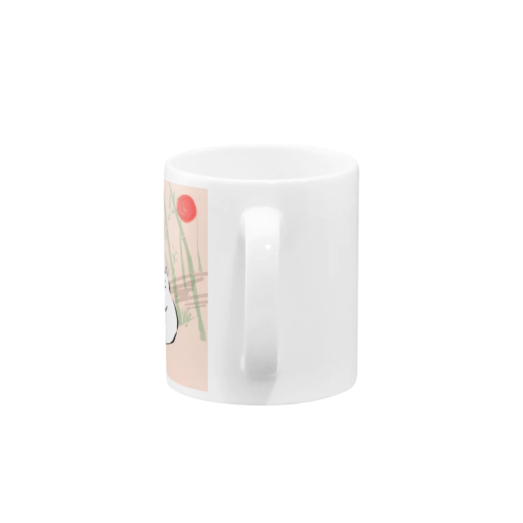 たびー。の日本画風の猫 Mug :handle