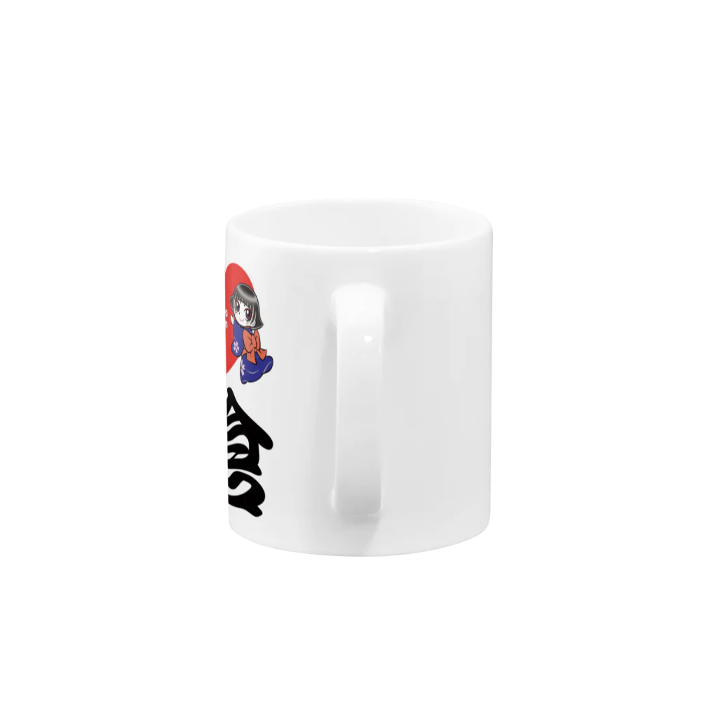 JOYSFACTORYのＩ ＬＯＶＥ 佐倉 with カムロちゃん（和風文字） Mug :handle