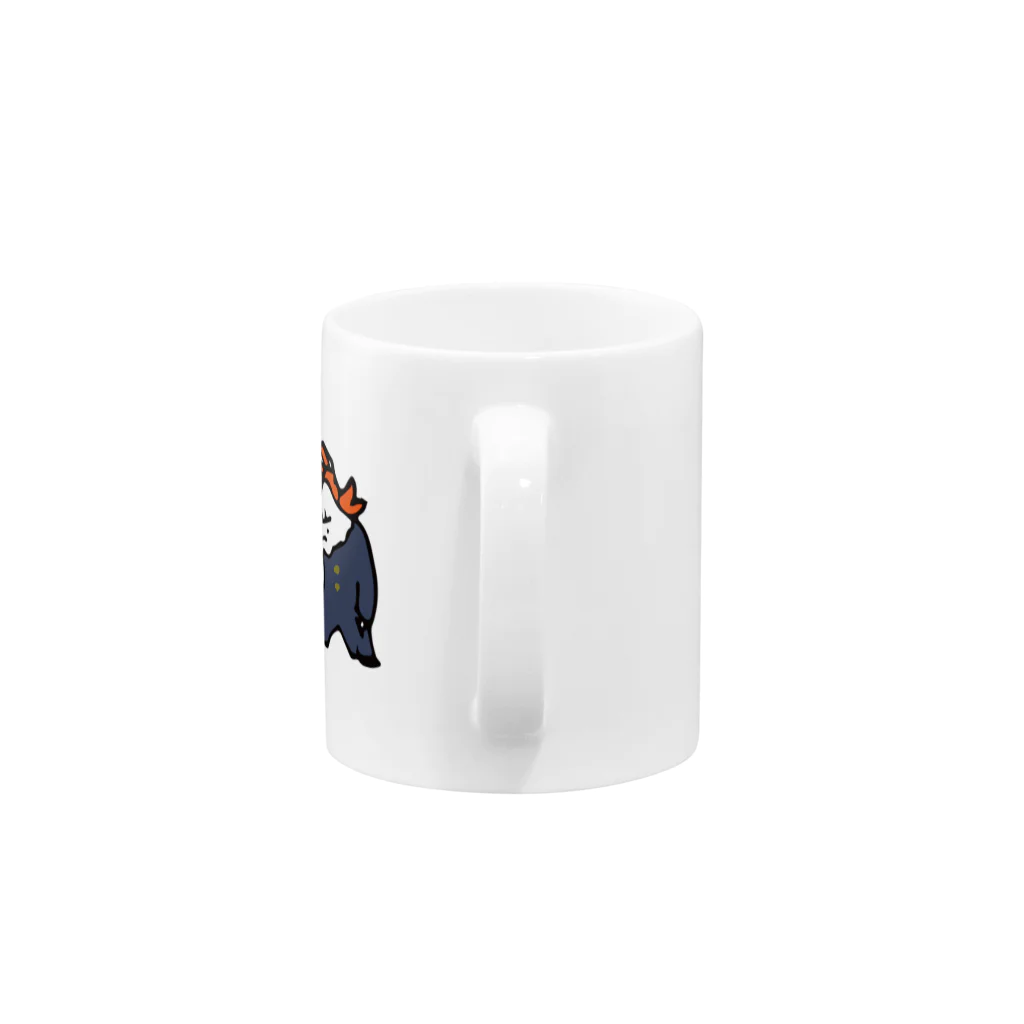 白いくつのオッスシ（大） Mug :handle