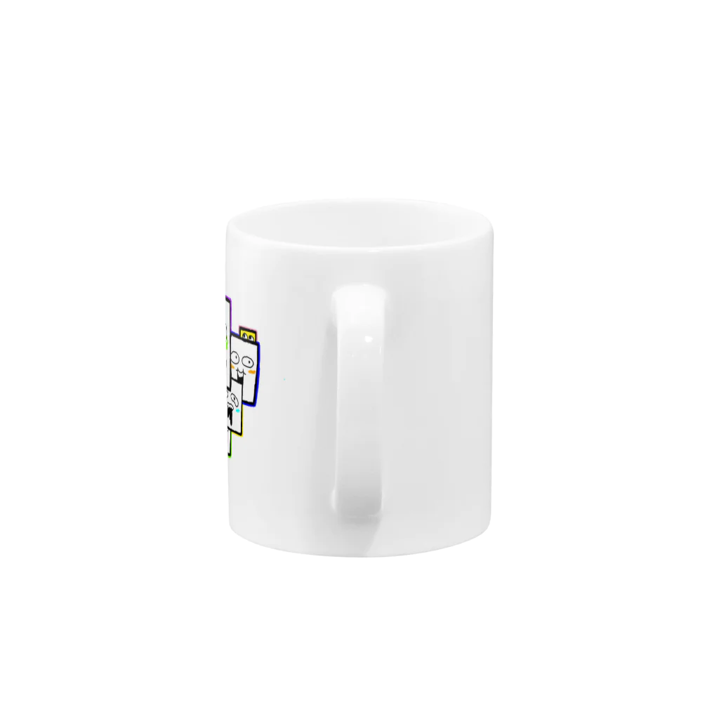 6405のかおが７つ Mug :handle