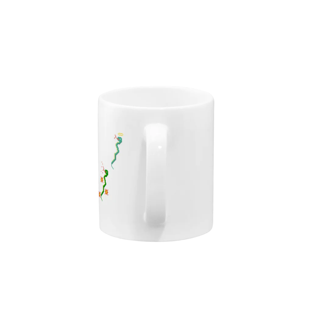 デンドロカカリヤのヘビクイワシの百裂キック Mug :handle