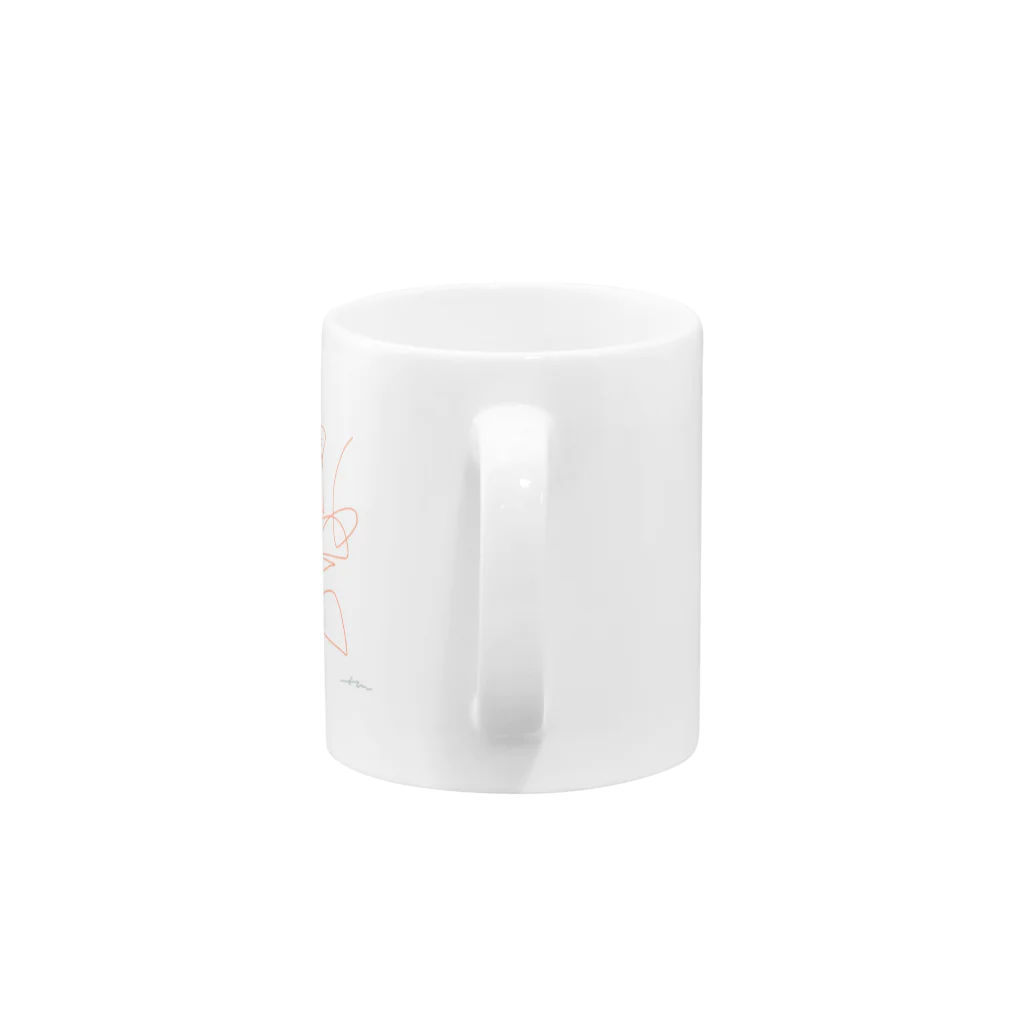 322のヨコガオ Mug :handle