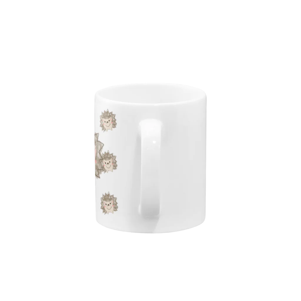 NukoNukoのクレヨンハリネズミ Mug :handle