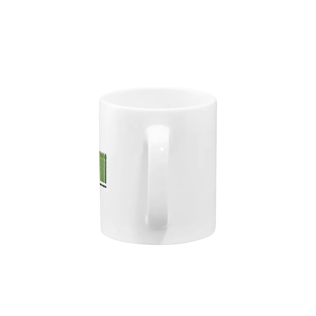 ebi_fooodの【食材ワンポイント】10_g_aspara Mug :handle