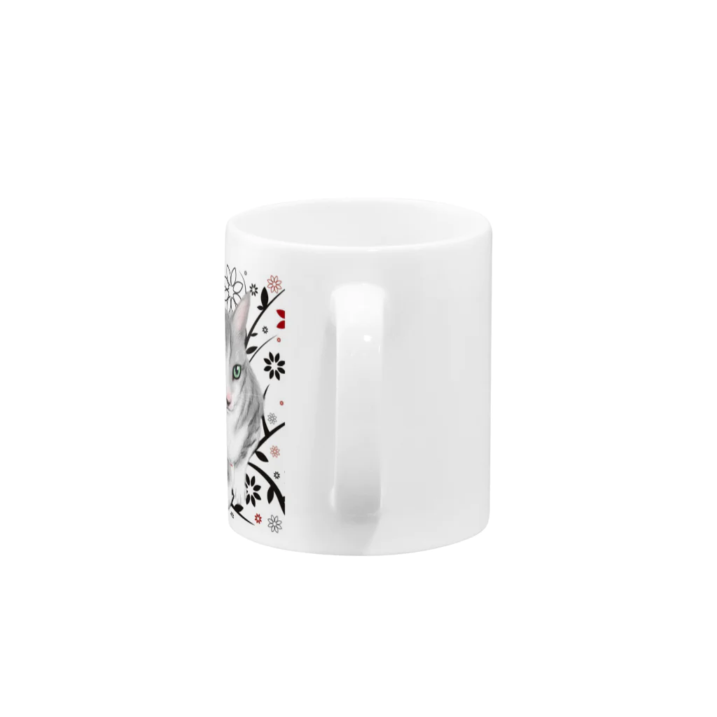 アニマルデザインはなのここちゃん Mug :handle