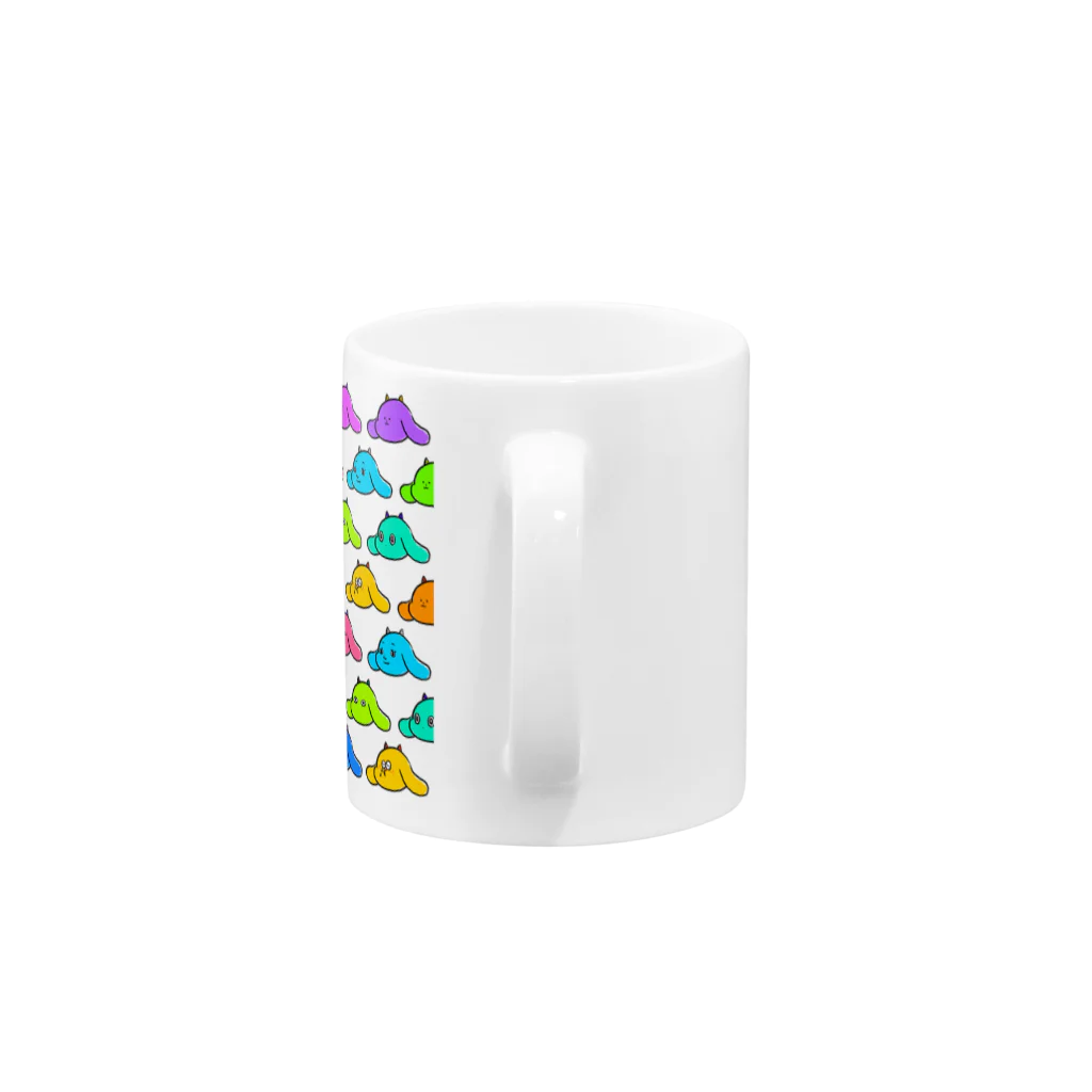 ゆるいおみせのきりきりしゃん集合うーたつ Mug :handle