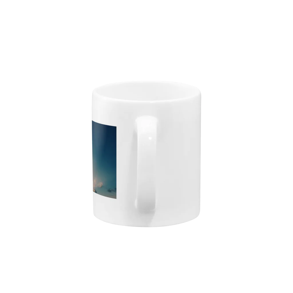 駒音(こまおと)の景色 : 青空2 Mug :handle