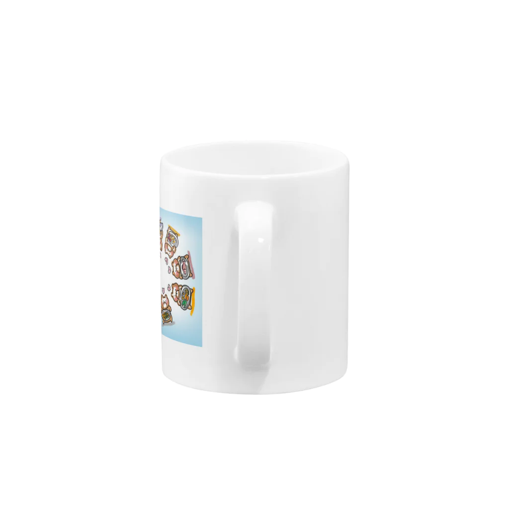 Mog Mog NishimooのMog Mog Nishimoo Cup 001 Mug :handle