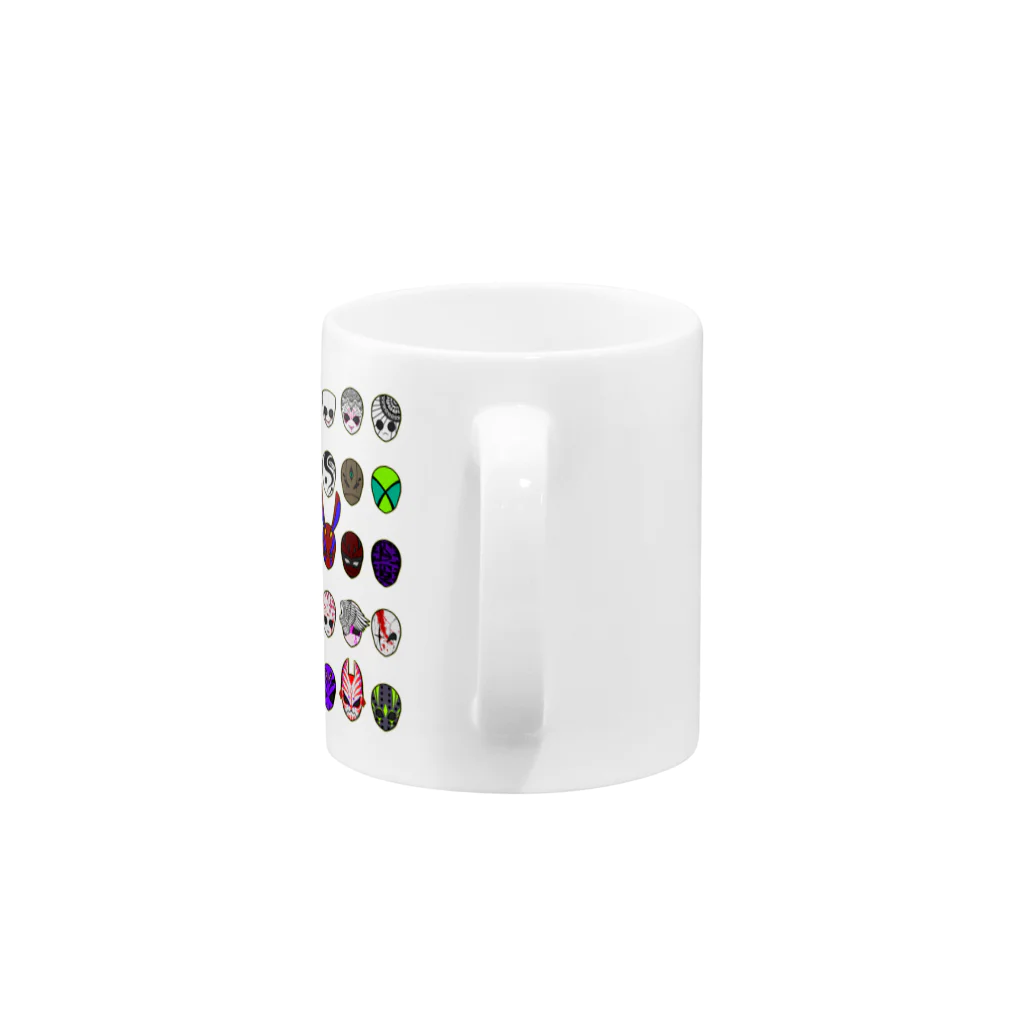 Vivere Liberamenteの十人十色仮面 Mug :handle