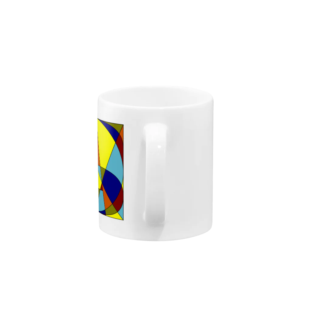 SONOTANOMONOの幾何学模様ロゴ Mug :handle