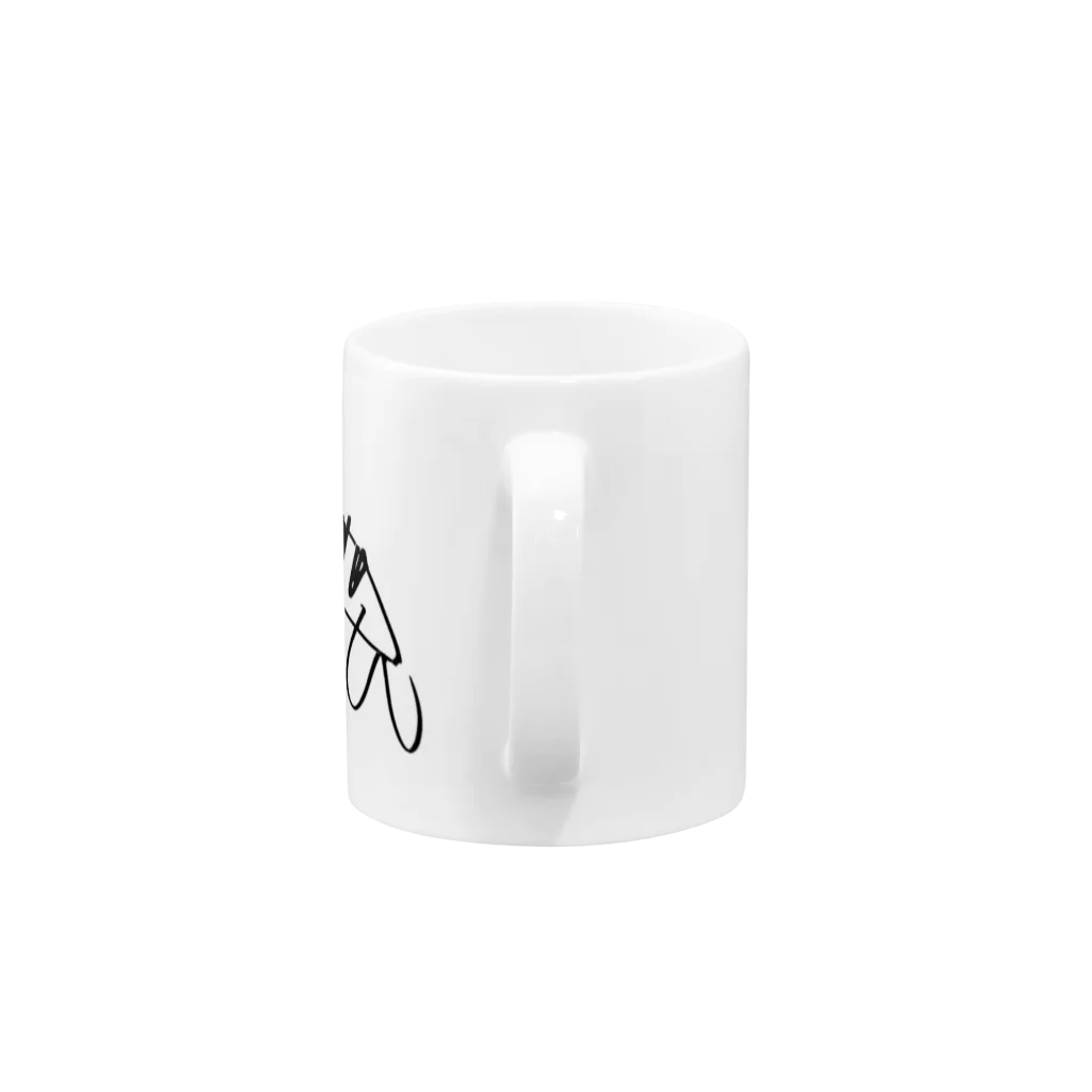 えちぜﾝの謎の生き物　ステッカー Mug :handle