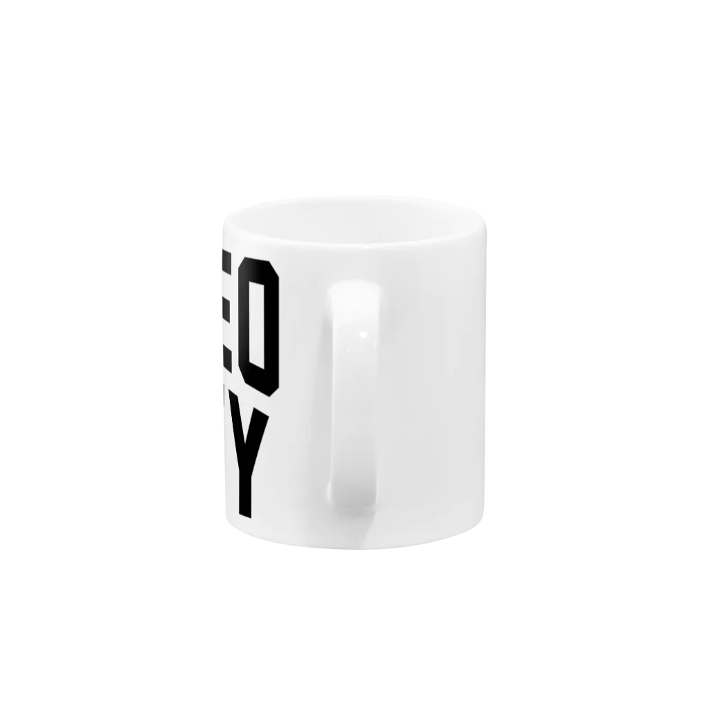 JIMOTO Wear Local Japanの上尾市 AGEO CITY Mug :handle