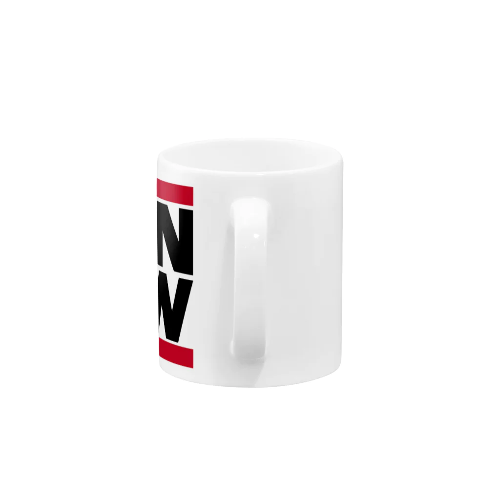 f4kinenbiのRUN DAW Mug :handle