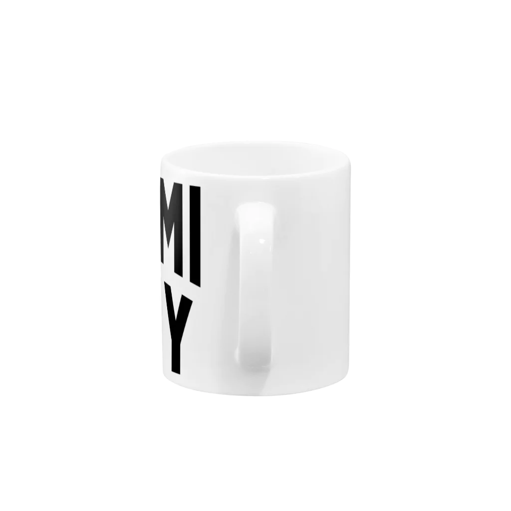 JIMOTOE Wear Local Japanの和泉市 IZUMI CITY Mug :handle