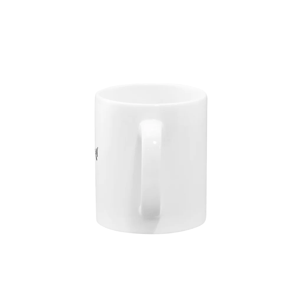 enthralls_shopの手書きデザインマグカップ Mug :handle