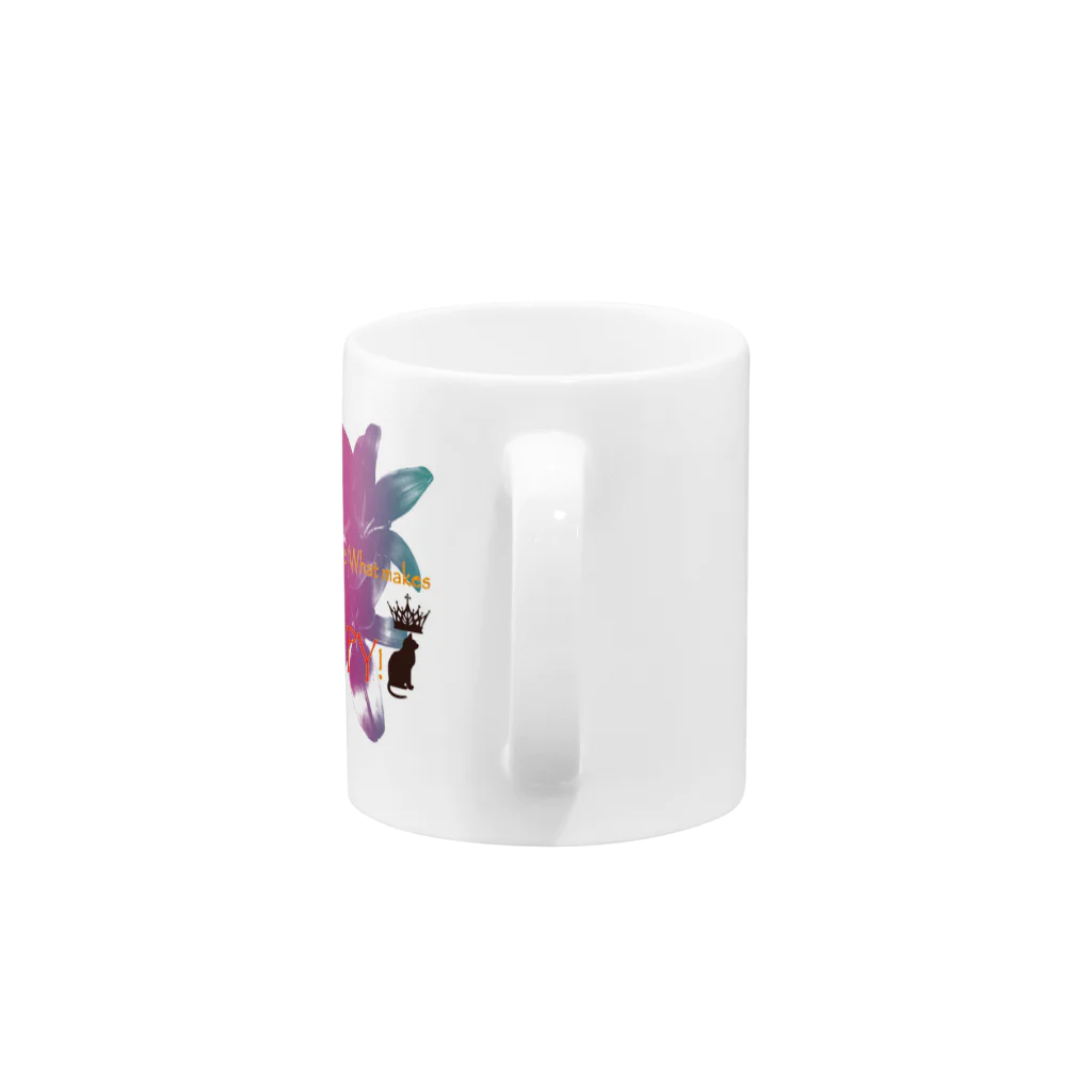 ColorfulLifeのChoose What Makes You Happy Mug :handle