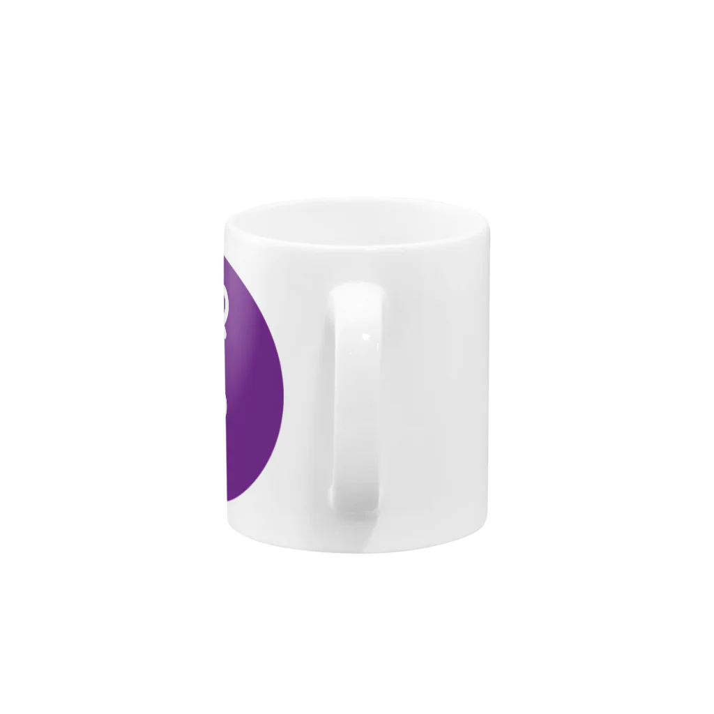 Oshiの•Oshi•  Purple 10 vert. マグカップの取っ手の部分