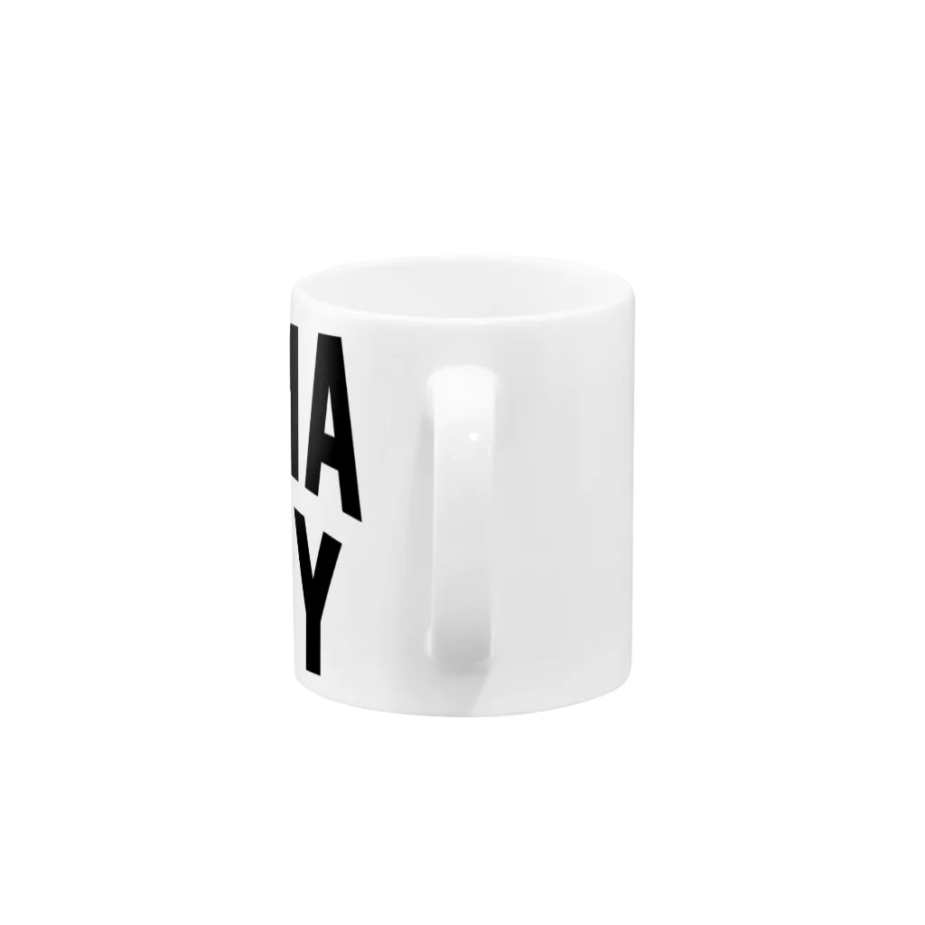 JIMOTOE Wear Local Japanの多摩市 TAMA CITY Mug :handle