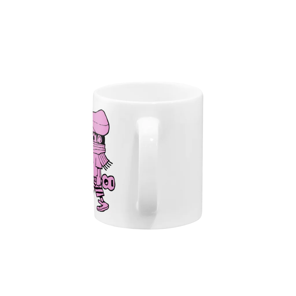creamSODAのさすらいのレレボーイ（ピンク） Mug :handle
