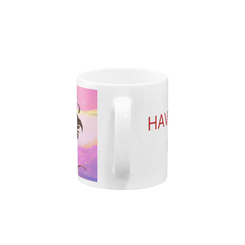 夜は眠ろう。のいつかあなたには全て打ち明けよー Mug :handle