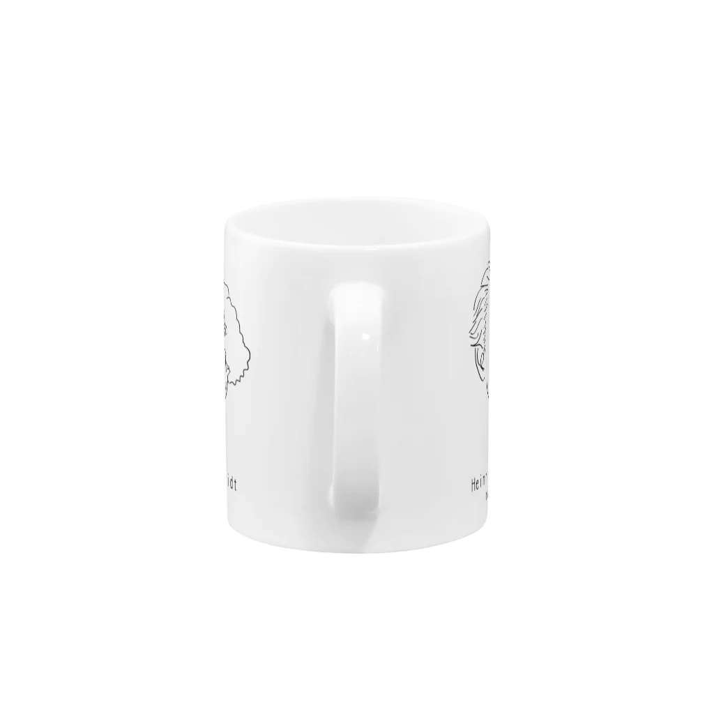 彩erのドイツバロックの３S Mug :handle