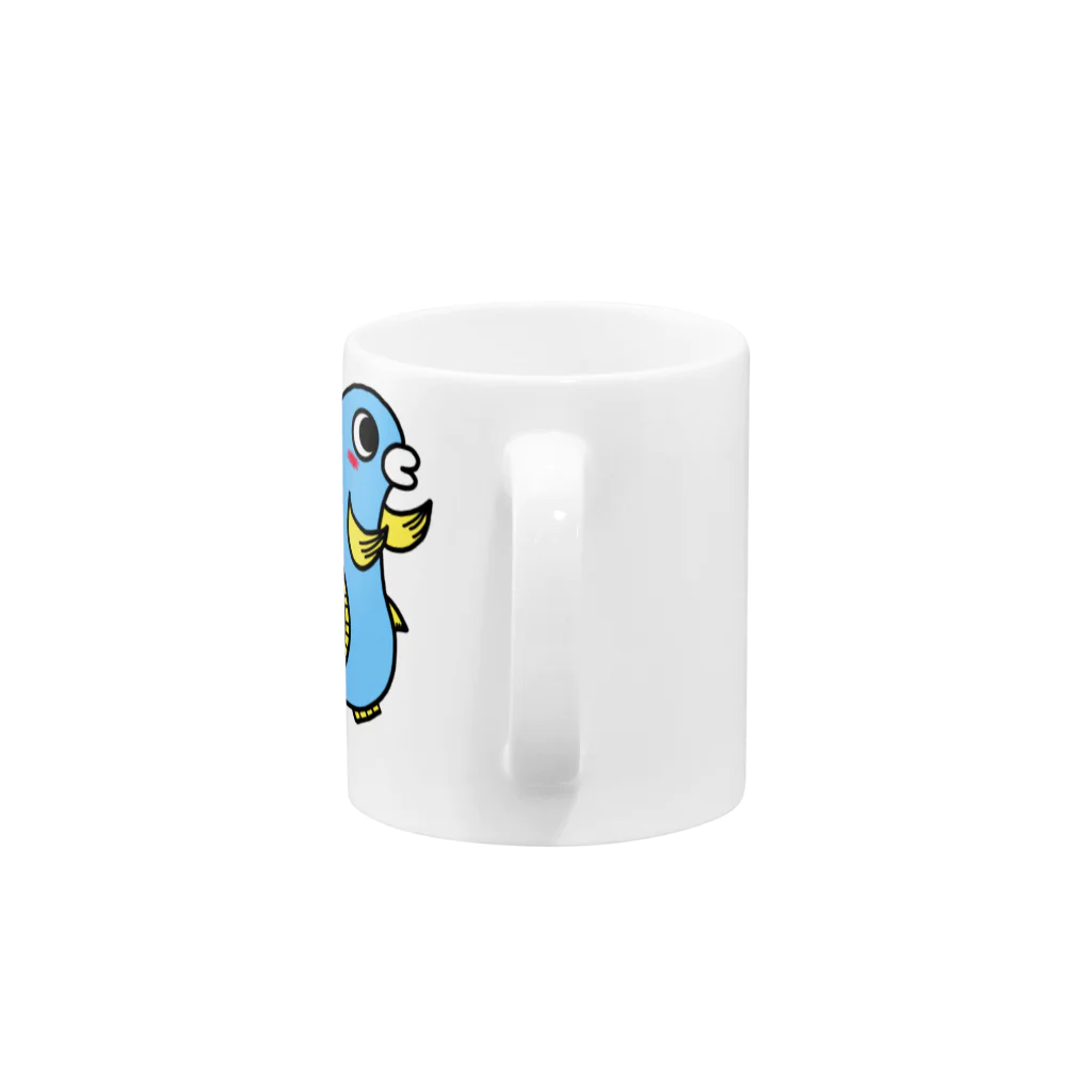 ねこねこうおのペアルック　魚くん Mug :handle