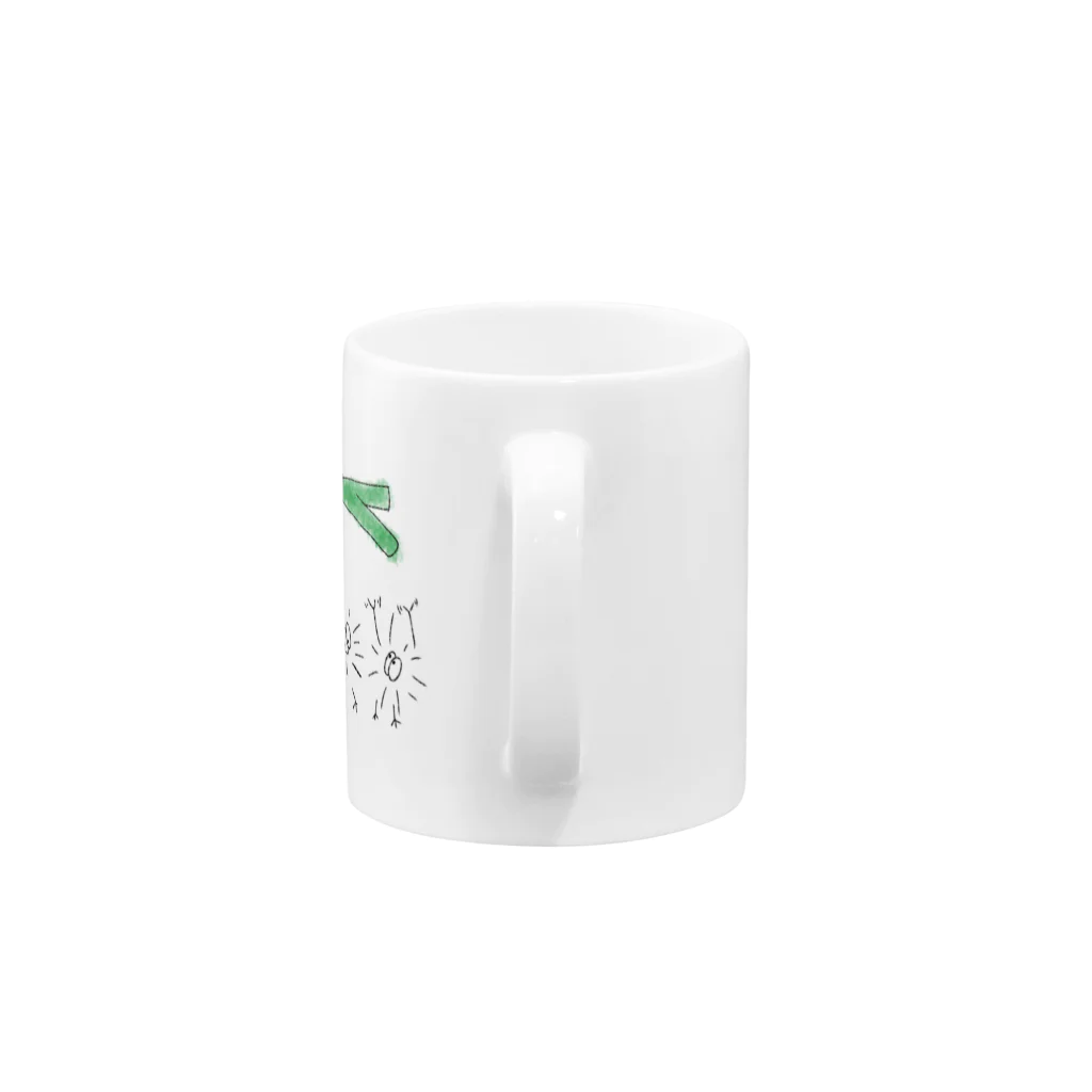 とかげさんのあとりえのほこり Mug :handle