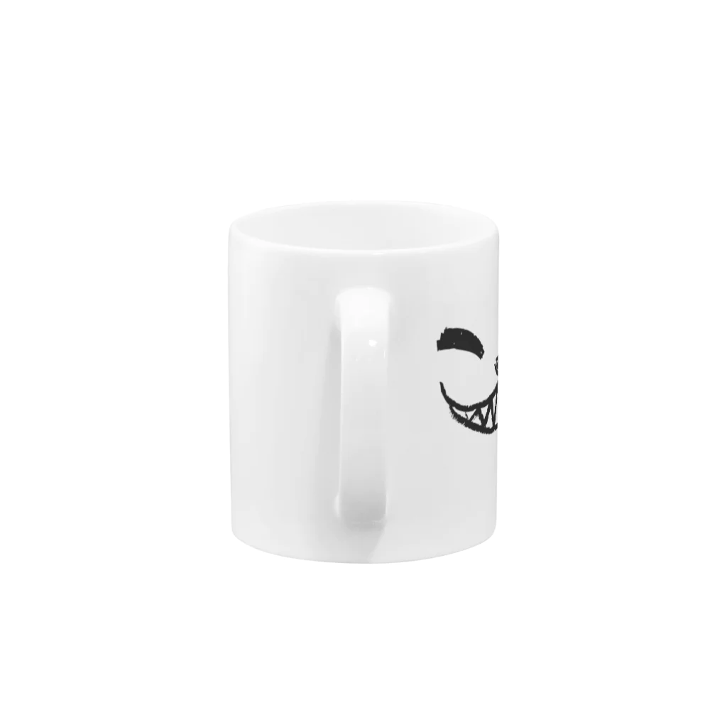 ちぇっちゃのチェシャ猫のかおだけ Mug :handle