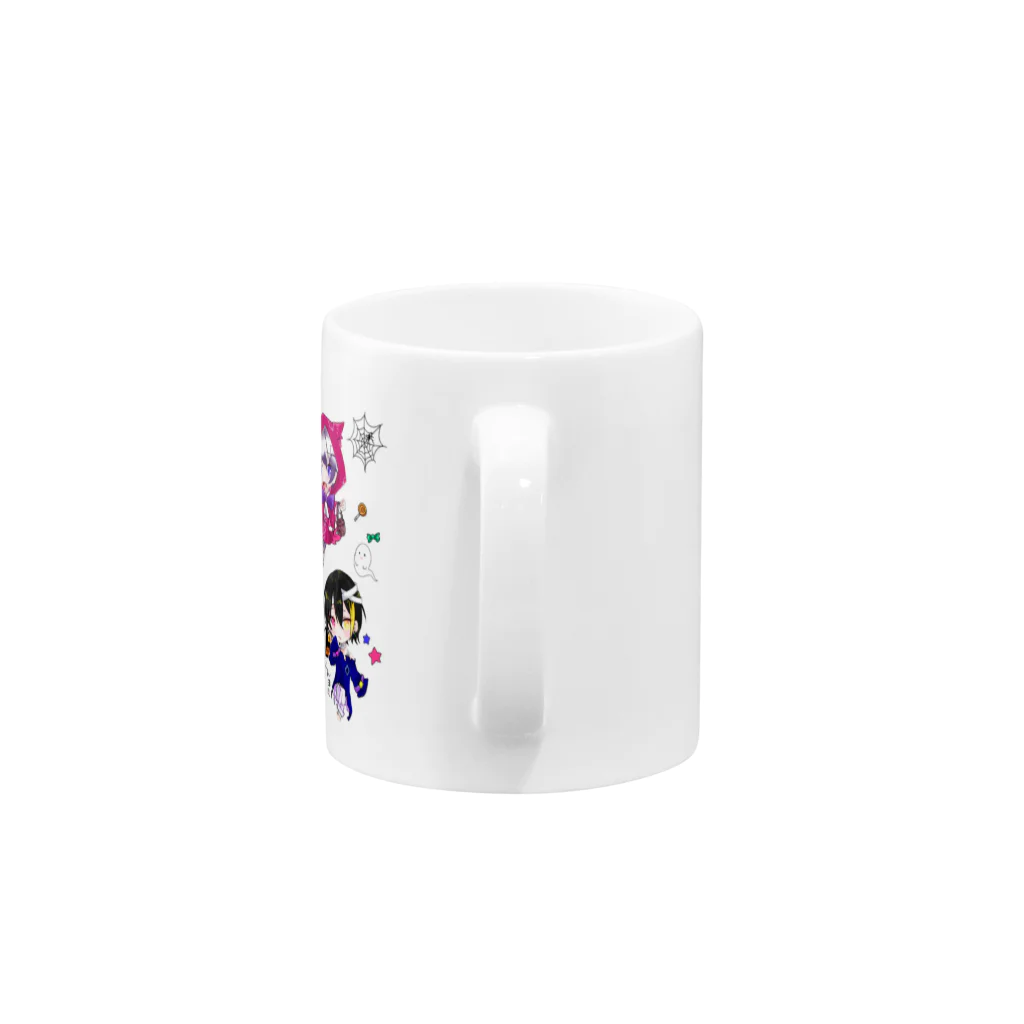 くんヨミ @ 本物のおこさまらんち🥺 ハロウィンマグカップ Mug :handle
