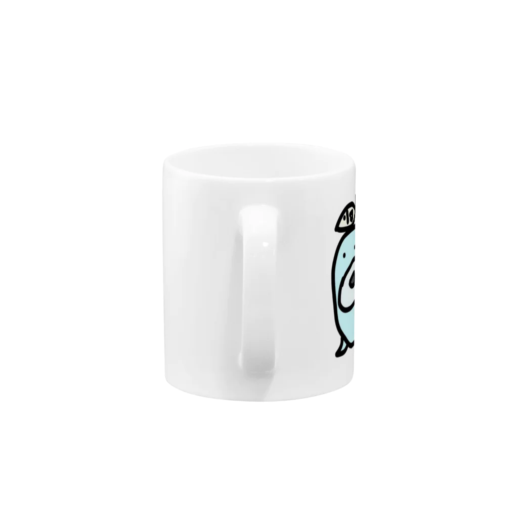 mameokadaのあざらしお Mug :handle