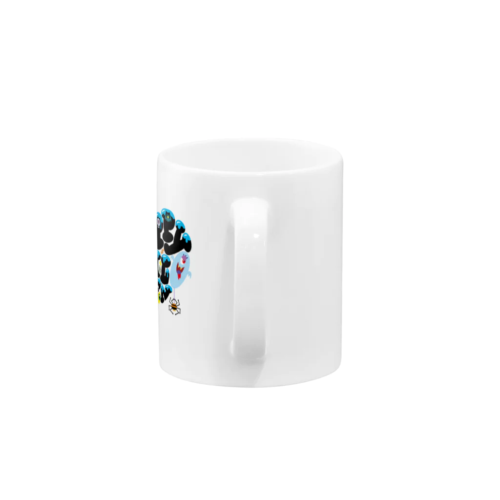 P-TOSHIのハッピーハロウィーン Mug :handle