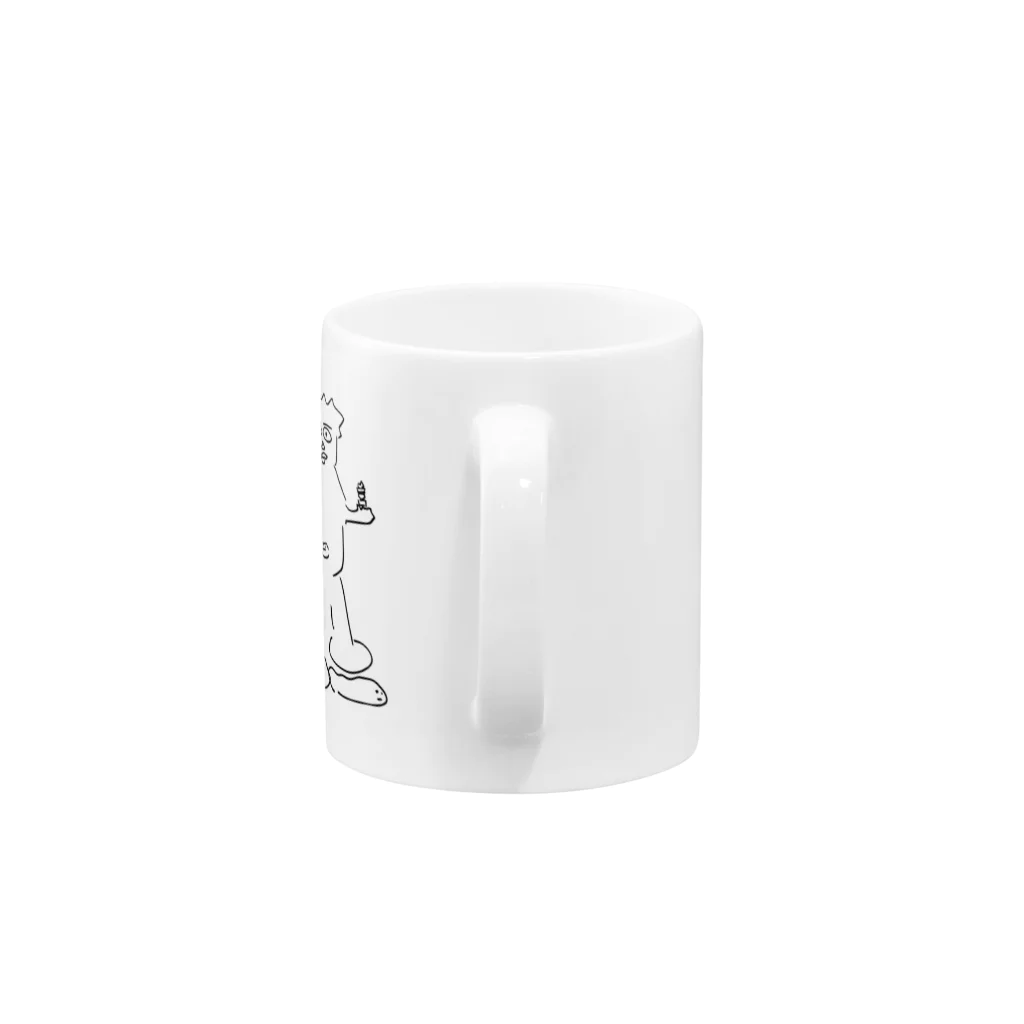 平等寺の仏画・毘沙門天 Mug :handle