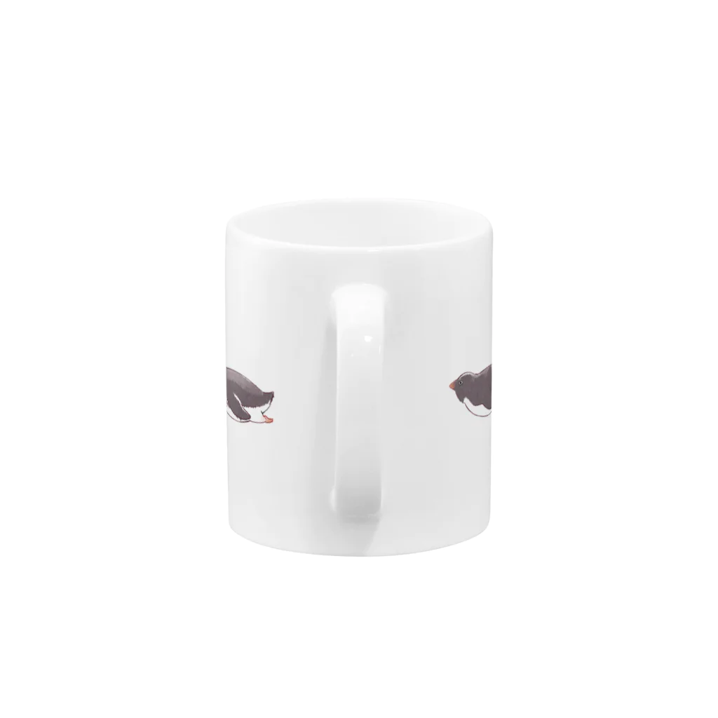 mezuriの滑りペンギンマグカップ Mug :handle