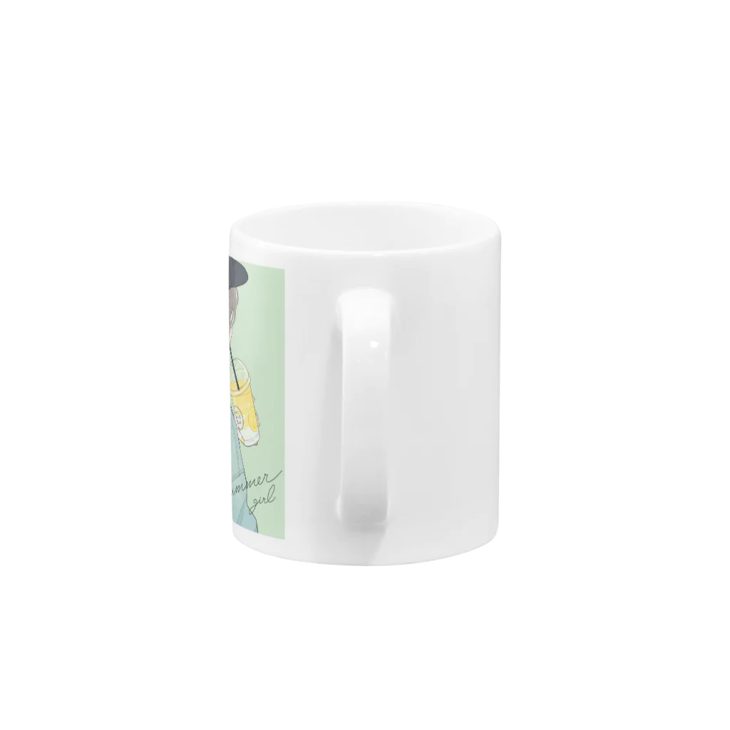 赤倉のレモン好きな女の子 Mug :handle