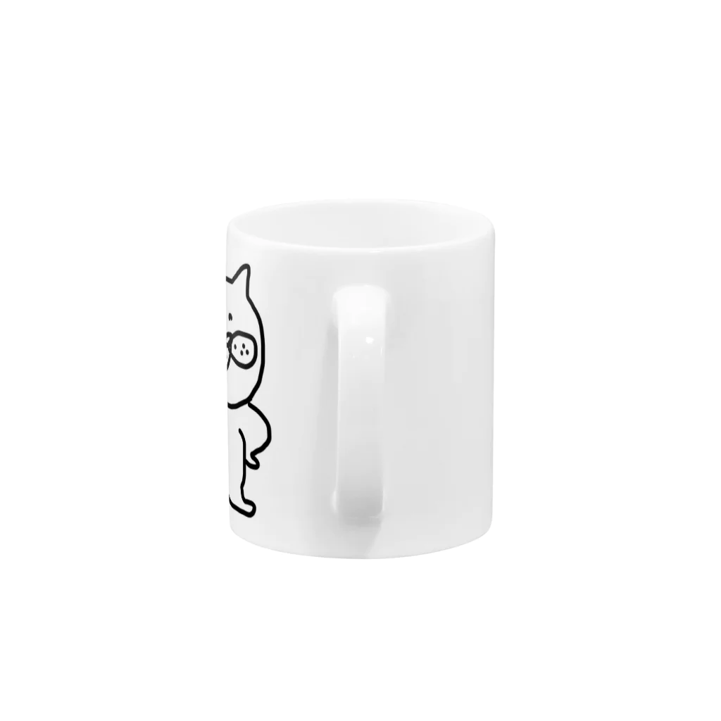 mameのいばりんぼう Mug :handle